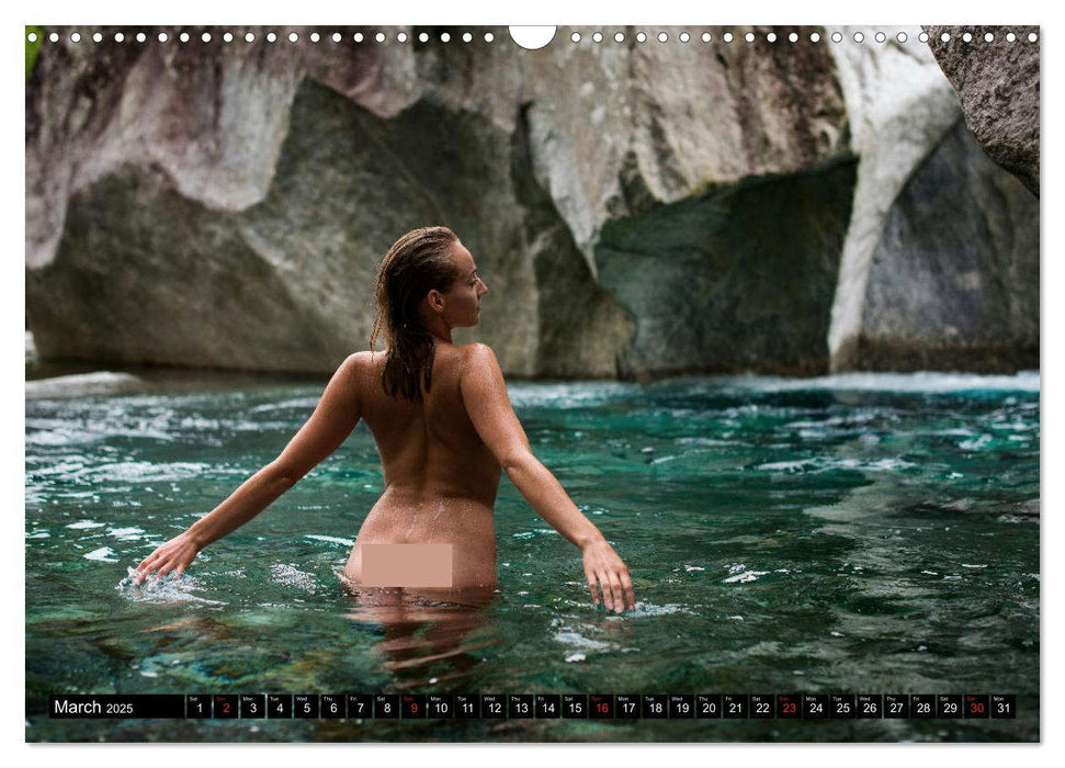 Nudes in Ticino (CALVENDO Monthly Calendar 2025)