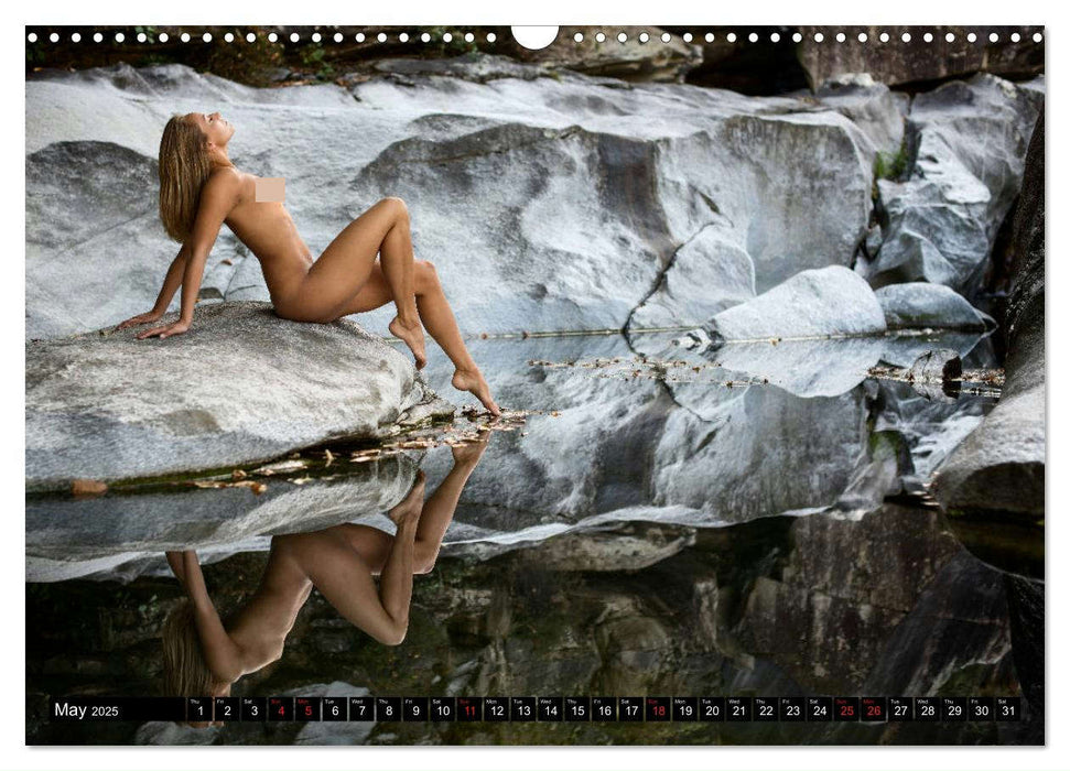 Nudes in Ticino (CALVENDO Monthly Calendar 2025)