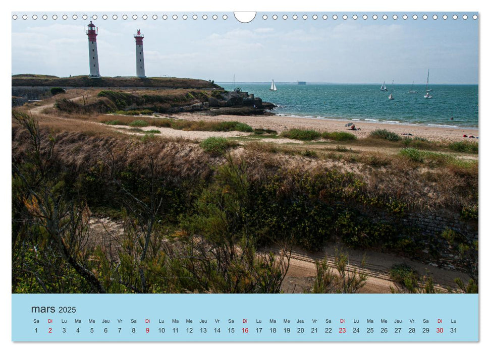 La Charente Maritime, des paysages entre terre et mer (CALVENDO Calendrier mensuel 2025)