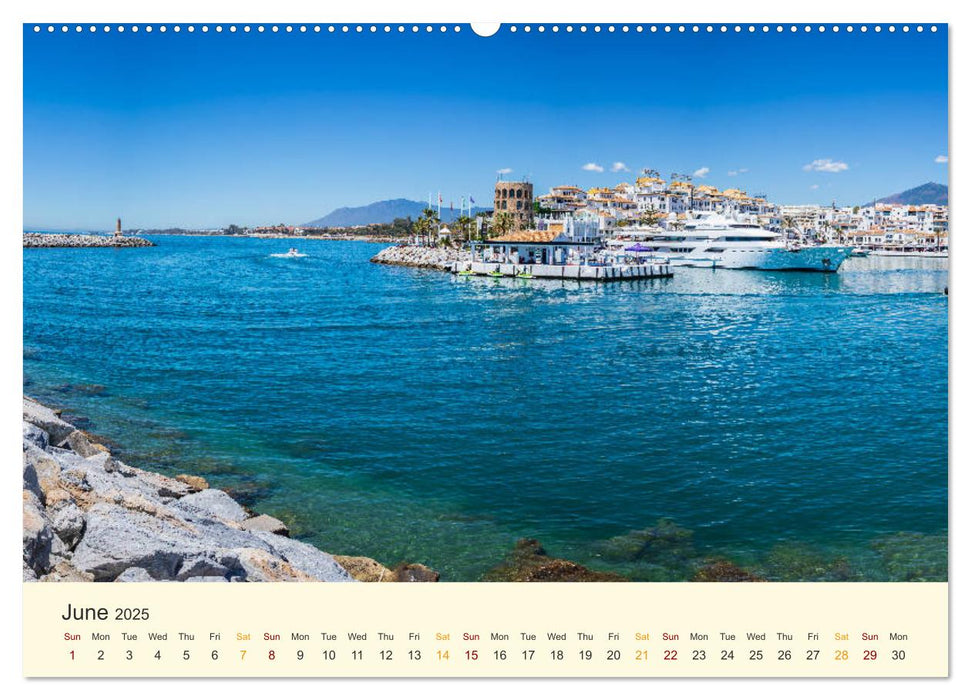 Costa del Sol - the sunny side of Andalusia (CALVENDO Premium-Calendar 2025)