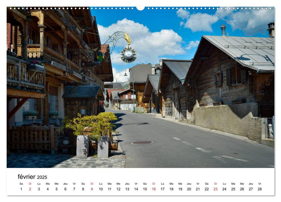 Randonnées en Suisse Les Alpes vaudoises (CALVENDO Calendrier supérieur 2025)