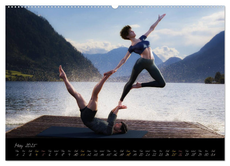 Yoga Couples - Harmony and Passion (CALVENDO Premium-Calendar 2025)