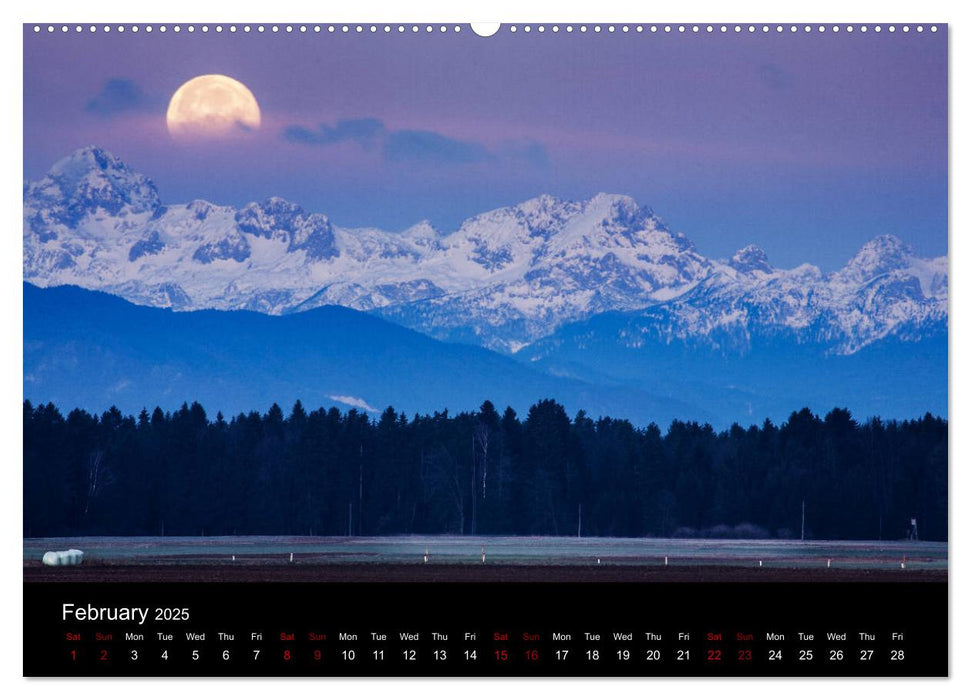 Mountains of Slovenia (CALVENDO Premium-Calendar 2025)