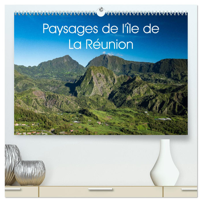 Paysages de l'île de La Réunion (CALVENDO Calendrier supérieur 2025)