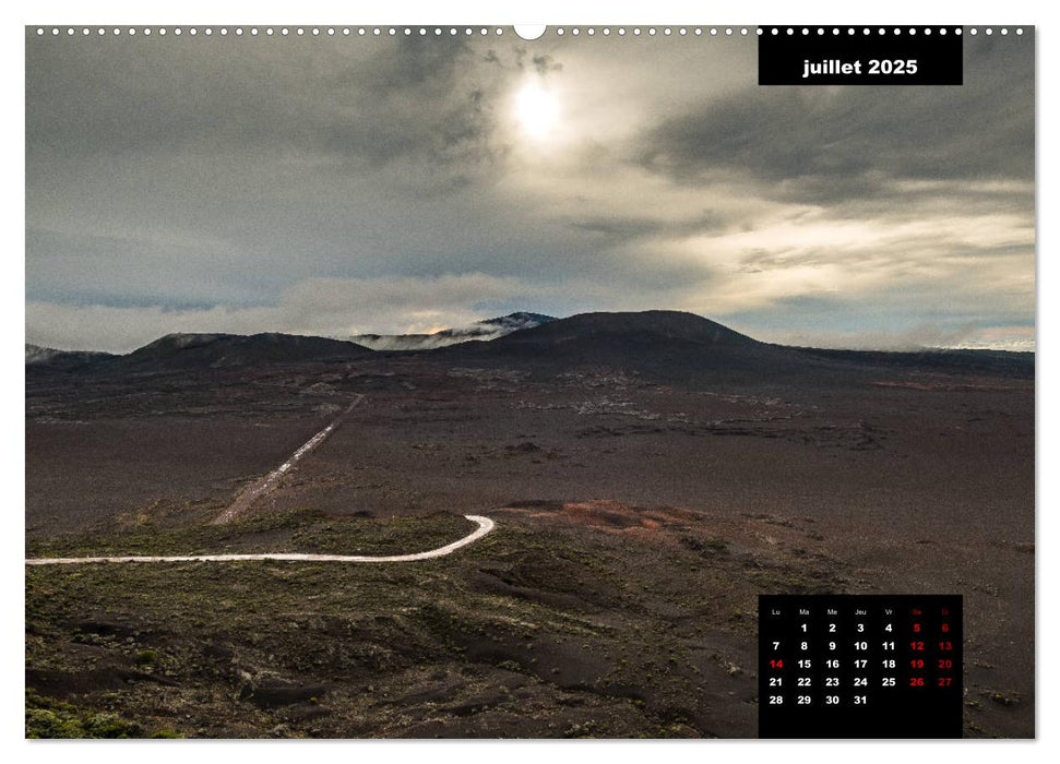 Paysages de l'île de La Réunion (CALVENDO Calendrier supérieur 2025)