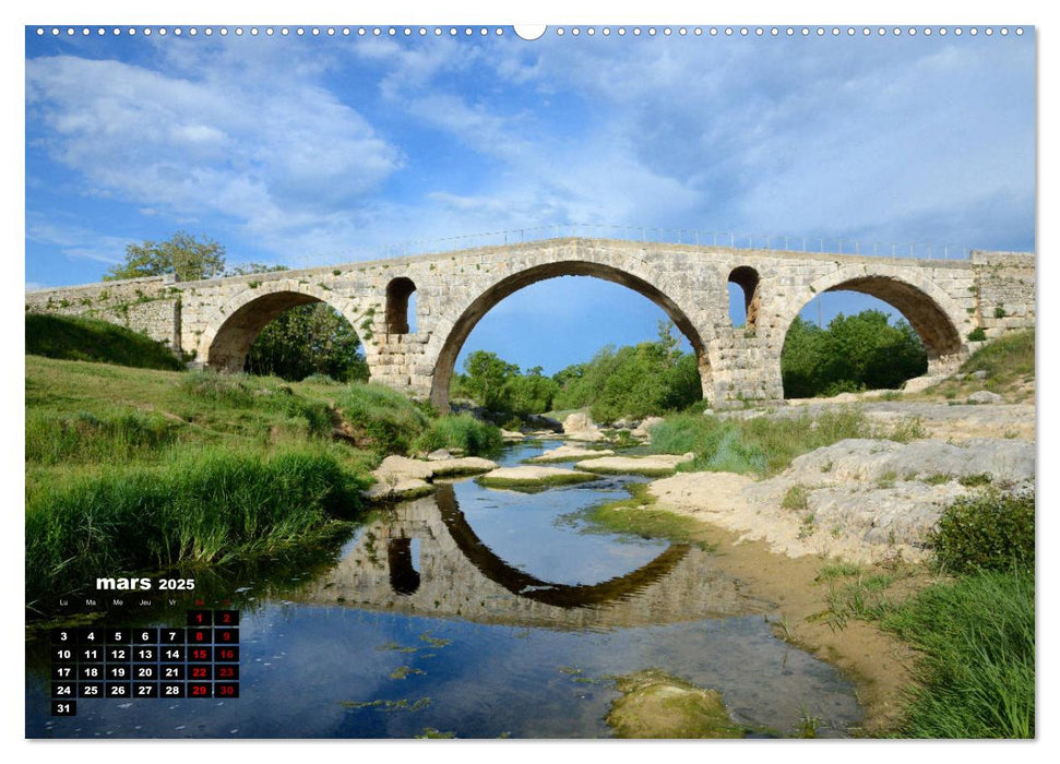 Provence - Vestiges romains (CALVENDO Calendrier supérieur 2025)