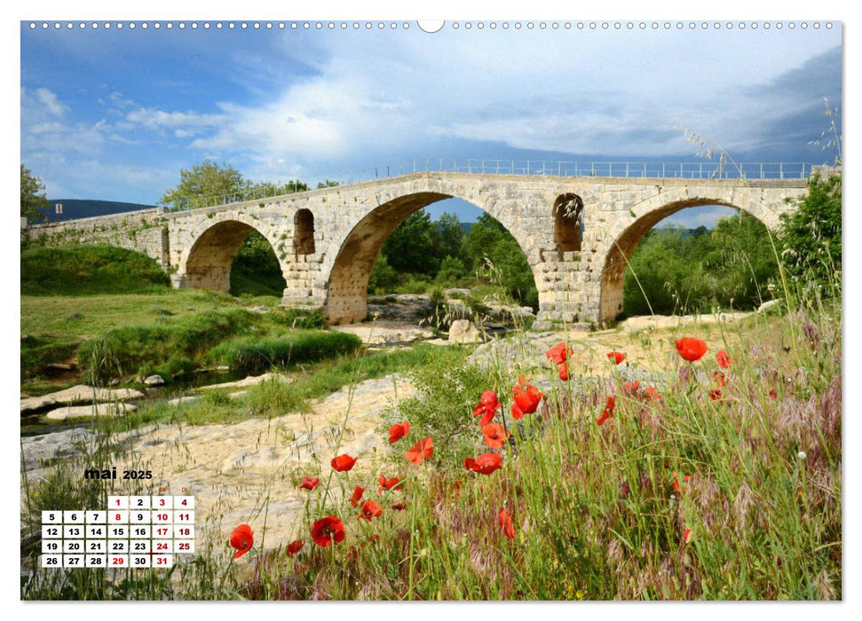 Provence - Vestiges romains (CALVENDO Calendrier supérieur 2025)