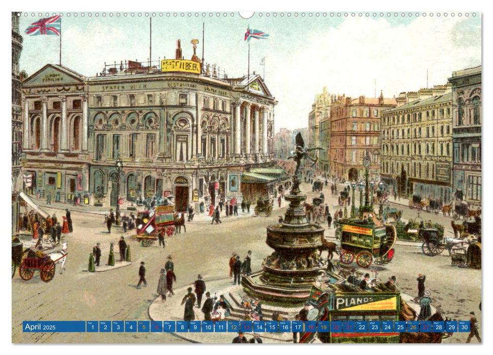 London around 1900 (CALVENDO Premium-Calendar 2025)