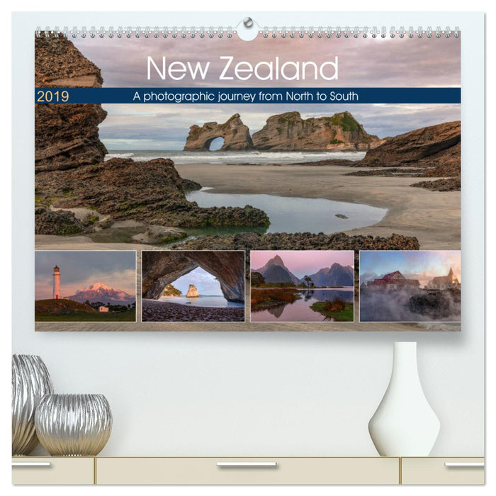 New Zealand, a photographic journey from North to South (CALVENDO Premium-Calendar 2025)