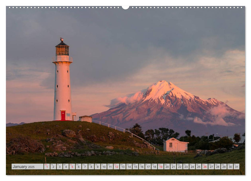 New Zealand, a photographic journey from North to South (CALVENDO Premium-Calendar 2025)