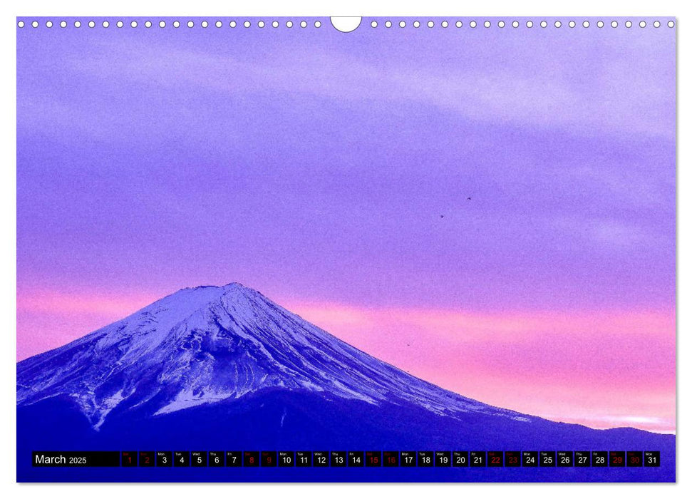 Fantastic Fuji (CALVENDO Monthly Calendar 2025)