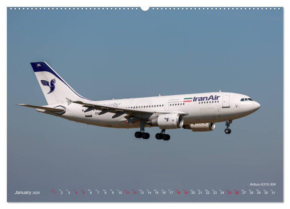 Airliners of the Middle East (CALVENDO Premium-Calendar 2025)