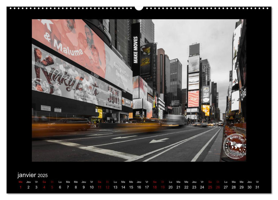 New York - Paysages incontournables (CALVENDO Calendrier supérieur 2025)