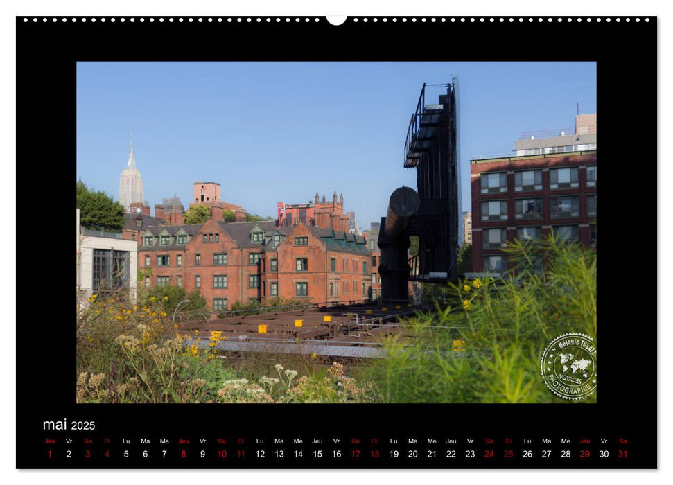 New York - Paysages incontournables (CALVENDO Calendrier supérieur 2025)