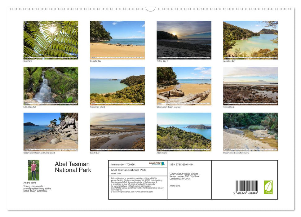 Abel Tasman National Park (CALVENDO Premium-Calendar 2025)