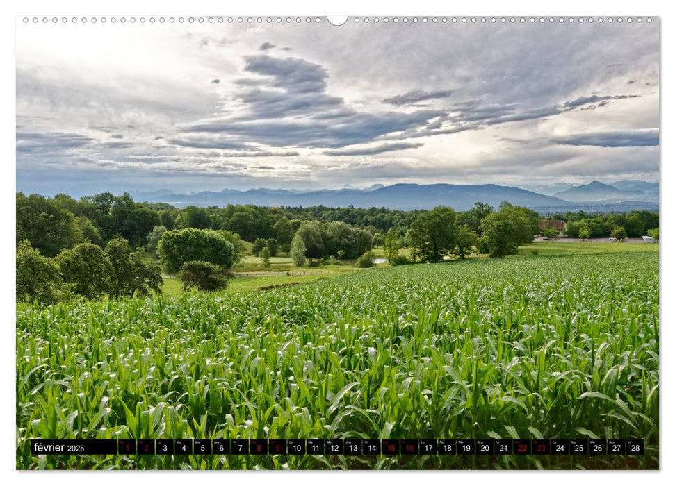 Au fil du temps... Du Jura aux Alpes (CALVENDO Calendrier supérieur 2025)