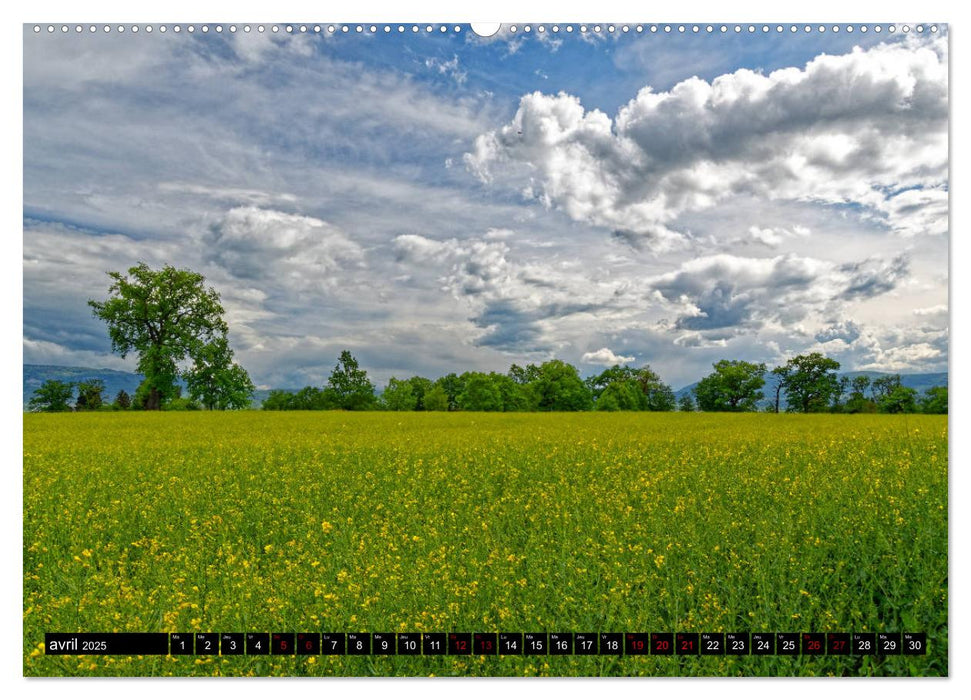 Au fil du temps... Du Jura aux Alpes (CALVENDO Calendrier supérieur 2025)