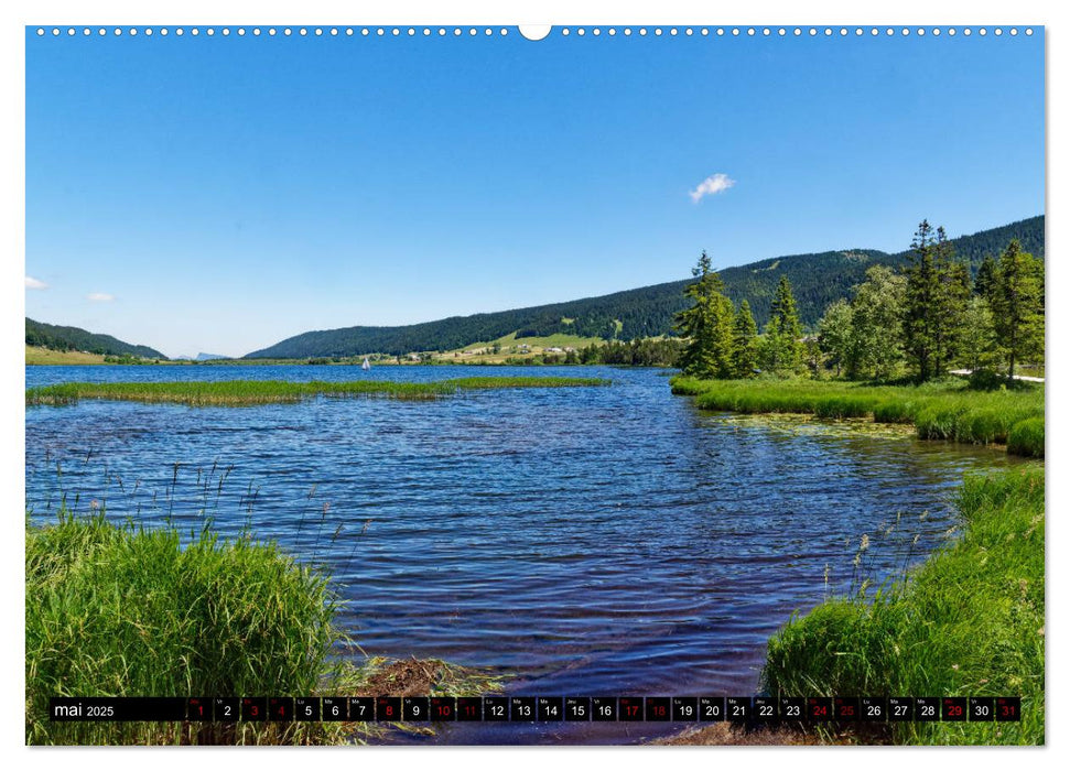 Au fil du temps... Du Jura aux Alpes (CALVENDO Calendrier supérieur 2025)