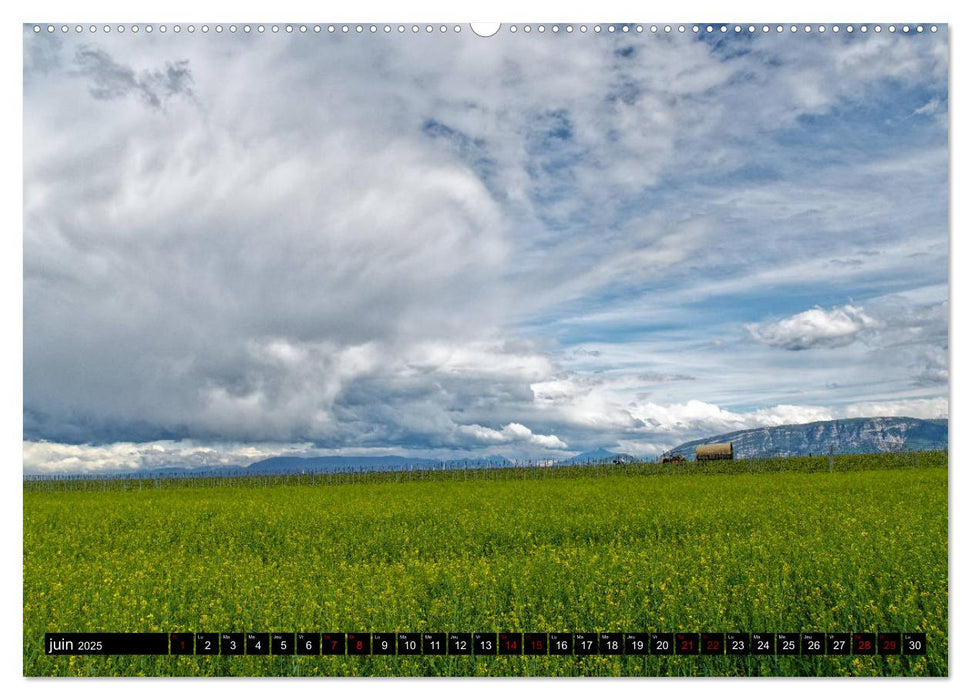 Au fil du temps... Du Jura aux Alpes (CALVENDO Calendrier supérieur 2025)