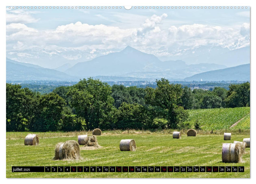 Au fil du temps... Du Jura aux Alpes (CALVENDO Calendrier supérieur 2025)