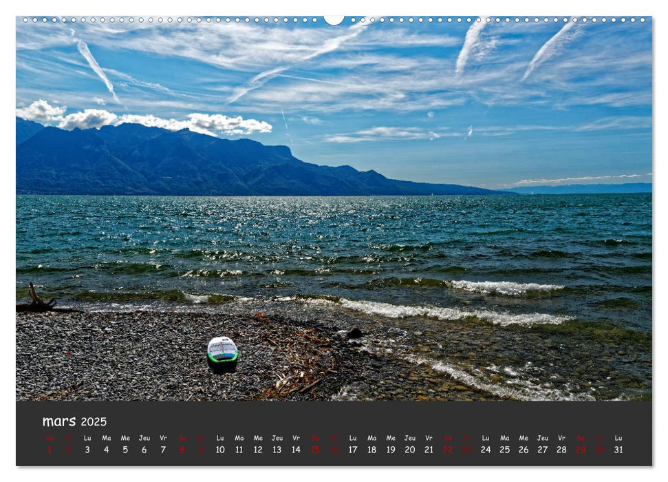 Au fil de l'eau... LAC LEMAN (CALVENDO Calendrier supérieur 2025)