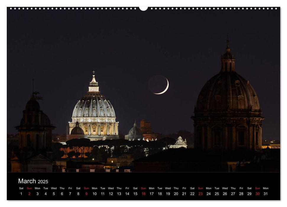 Rome and the Stars (CALVENDO Premium-Calendar 2025)