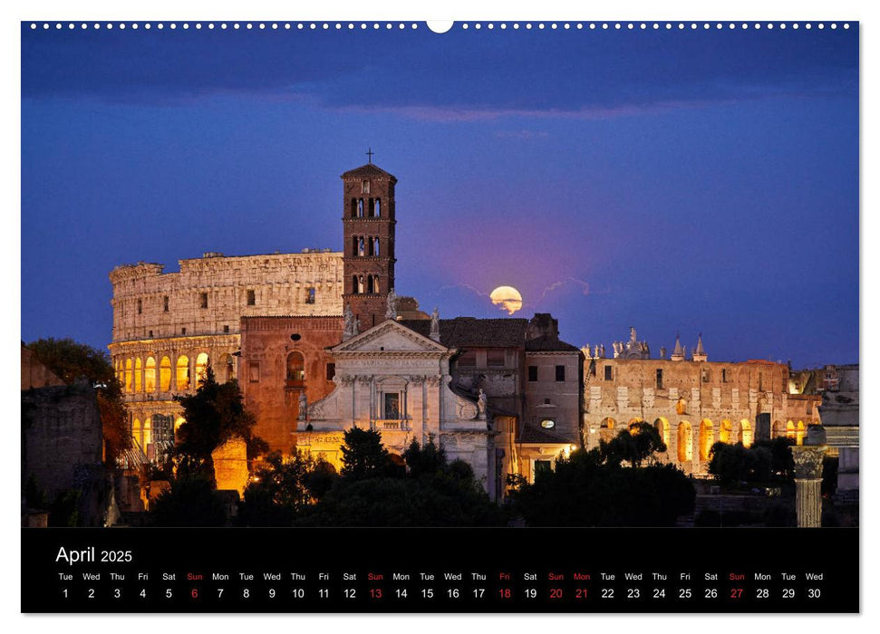 Rome and the Stars (CALVENDO Premium-Calendar 2025)