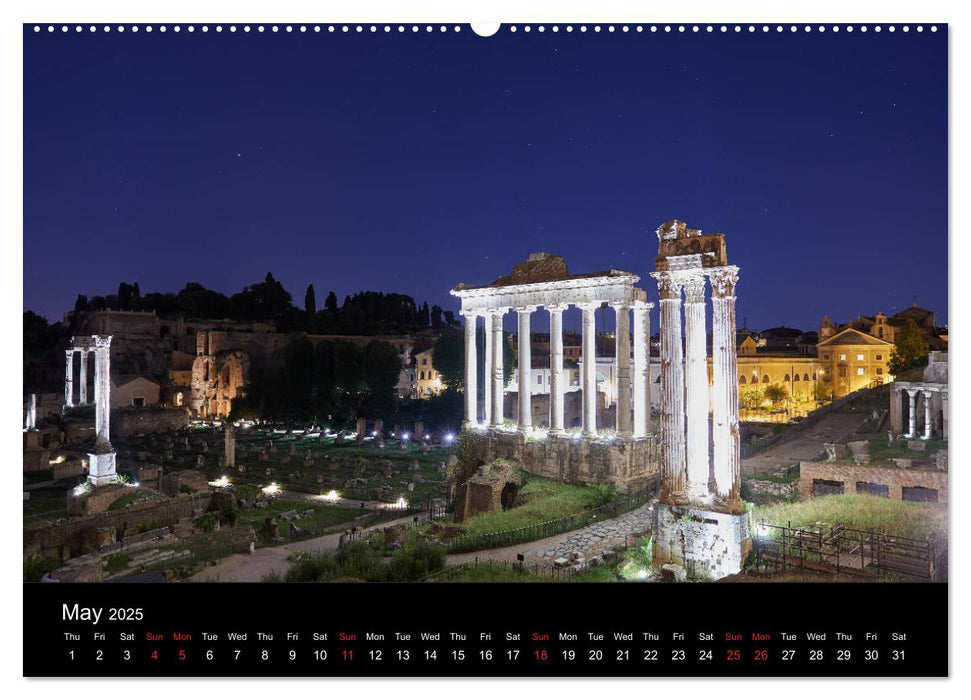 Rome and the Stars (CALVENDO Premium-Calendar 2025)