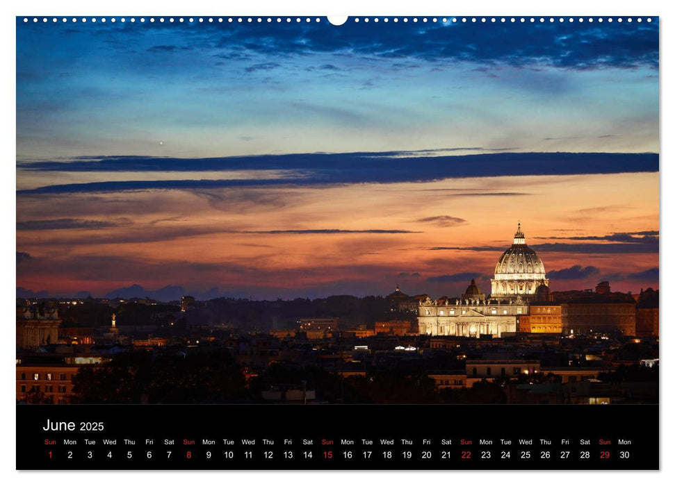 Rome and the Stars (CALVENDO Premium-Calendar 2025)