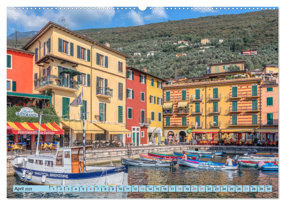 Lake Garda Mediterranean oasis in Northern Italy (CALVENDO Premium-Calendar 2025)