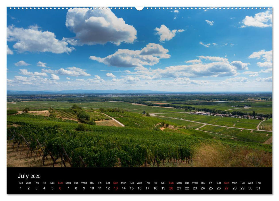 Landscapes in Alsace (CALVENDO Premium-Calendar 2025)