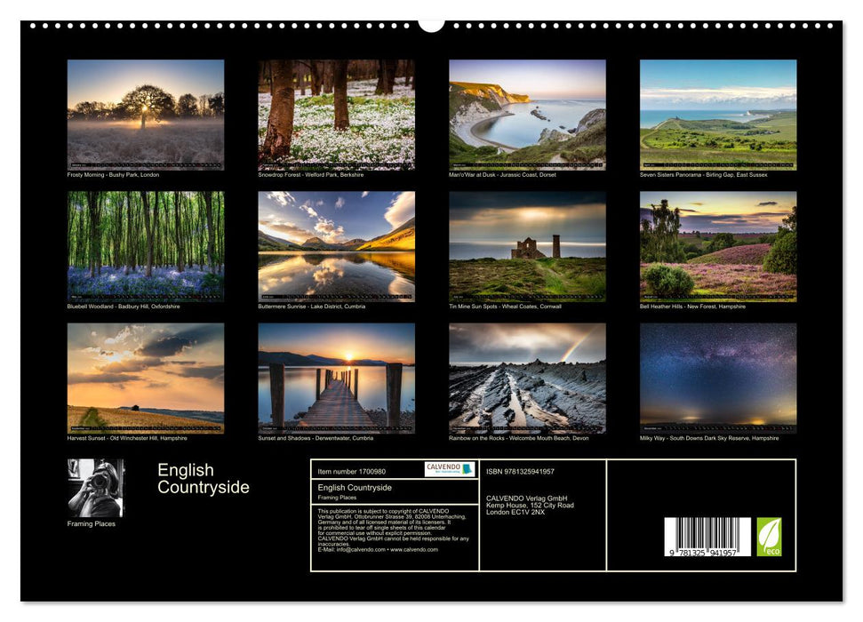 English Countryside (CALVENDO Premium-Calendar 2025)