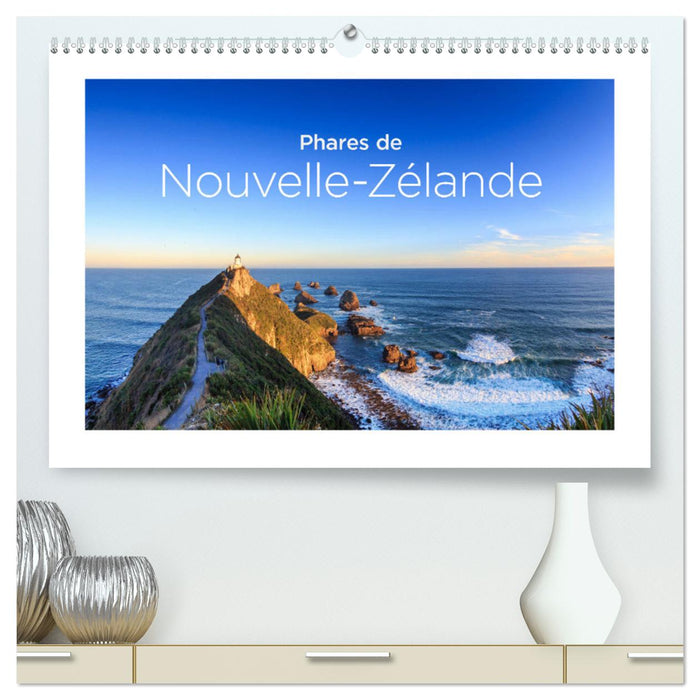 Phares de Nouvelle-Zélande (CALVENDO Calendrier supérieur 2025)