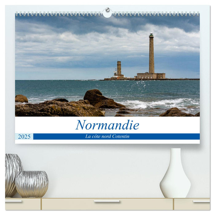 Normandie, la côte nord Cotentin (CALVENDO Calendrier supérieur 2025)