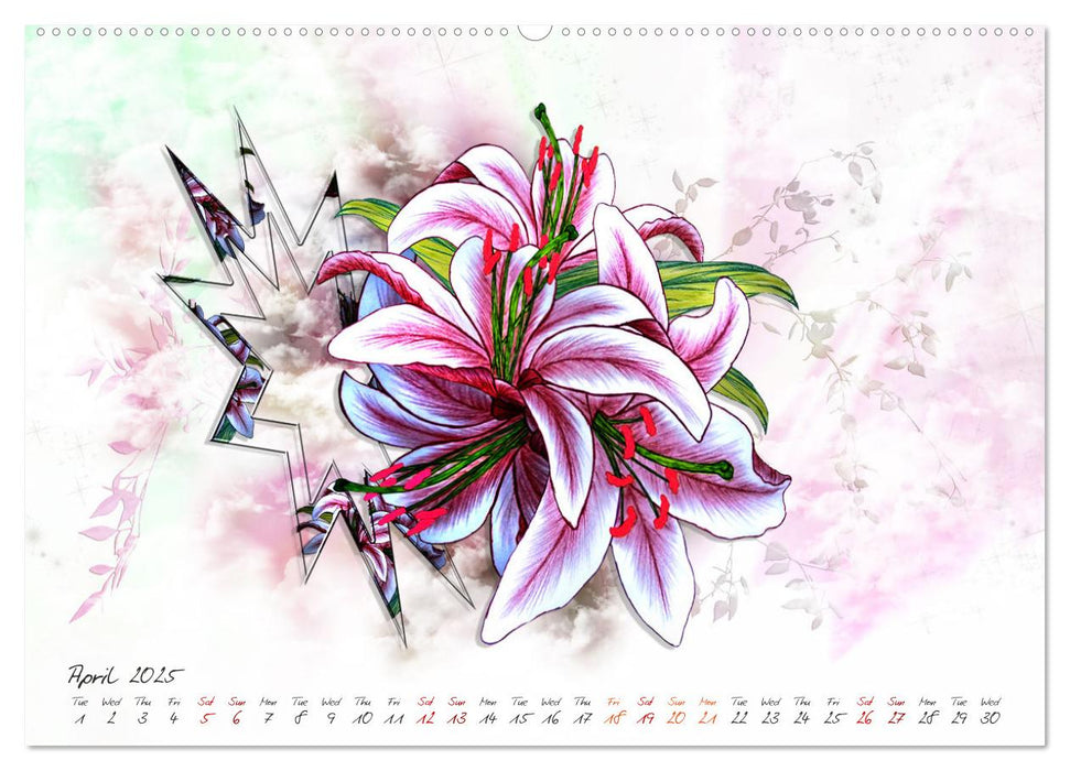 Lilies Harmony (CALVENDO Premium-Calendar 2025)