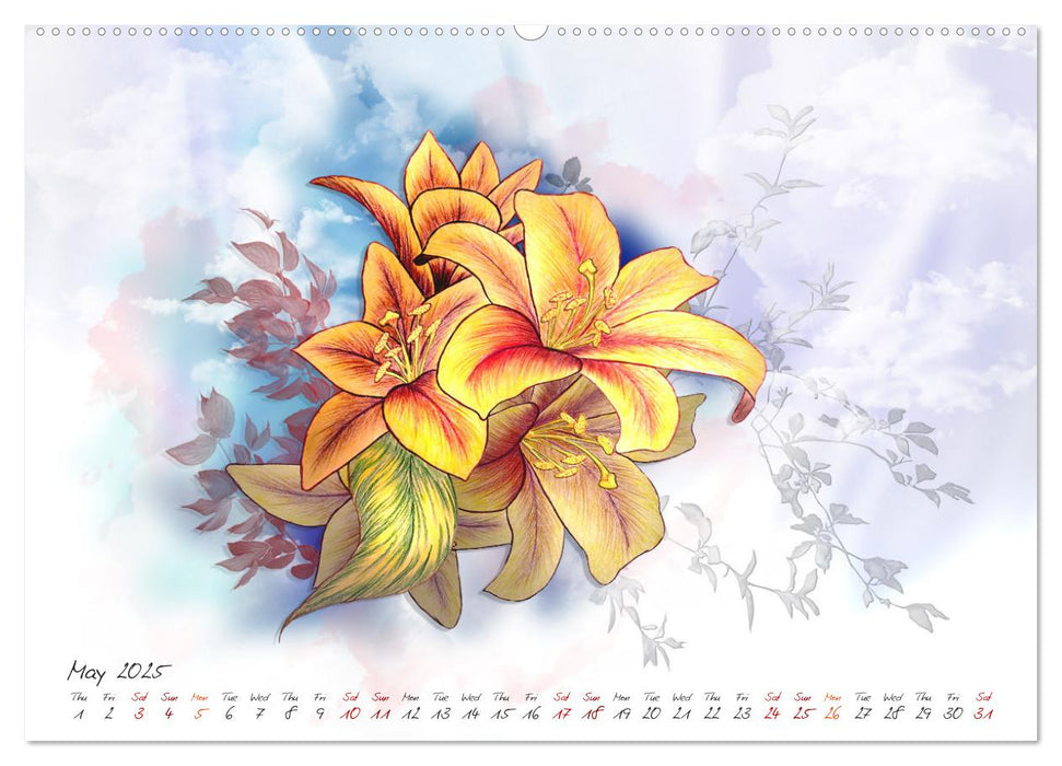 Lilies Harmony (CALVENDO Premium-Calendar 2025)