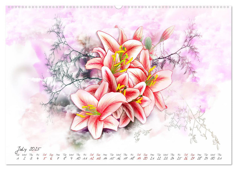 Lilies Harmony (CALVENDO Premium-Calendar 2025)