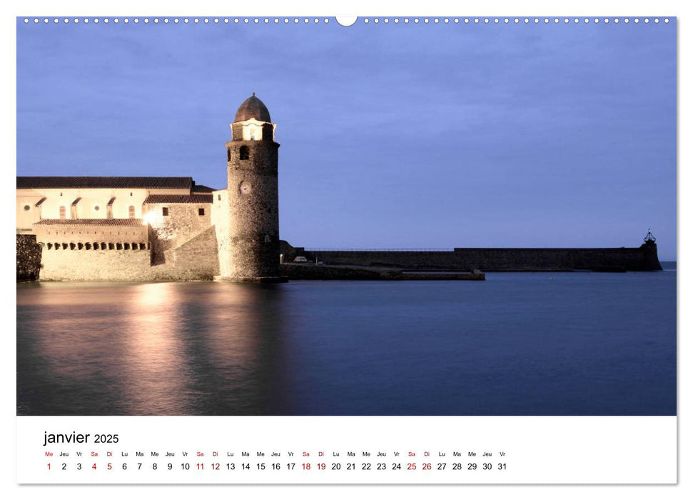 La mer d'Occitanie (CALVENDO Calendrier supérieur 2025)