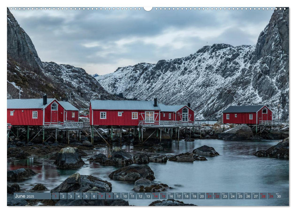 Lofoten, Norway's untamed beauty in Winter (CALVENDO Premium-Calendar 2025)