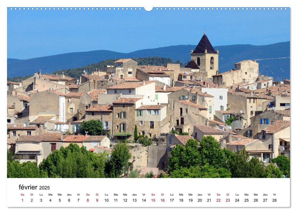 Les plus beaux villages du Luberon (CALVENDO Calendrier supérieur 2025)