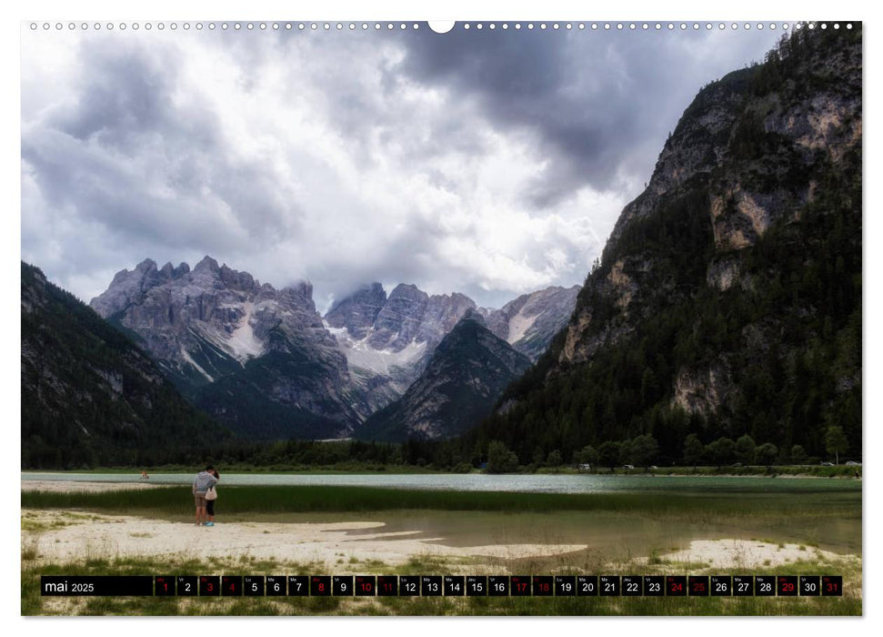 Beautés des Dolomites (CALVENDO Calendrier supérieur 2025)