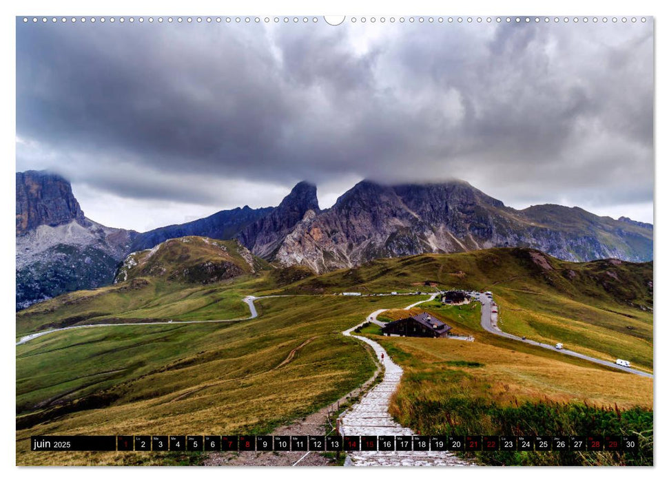 Beautés des Dolomites (CALVENDO Calendrier supérieur 2025)