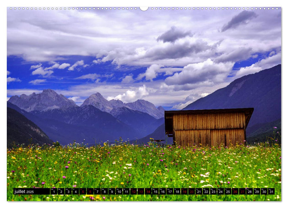 Beautés des Dolomites (CALVENDO Calendrier supérieur 2025)