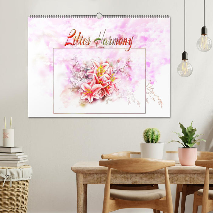 Lilies Harmony (CALVENDO Monthly Calendar 2025)