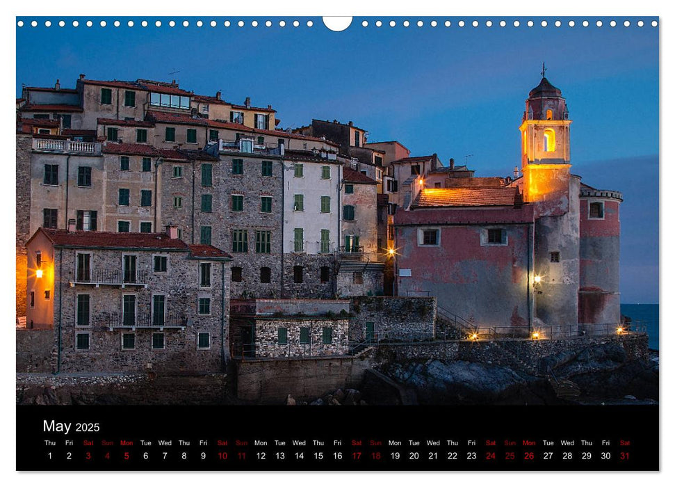 Perfect ending to a perfect day in Cinque Terre and Portovenere (CALVENDO Monthly Calendar 2025)