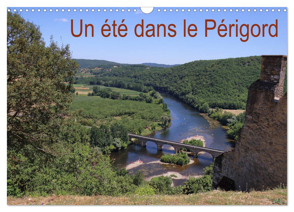 Un été dans le Périgord (CALVENDO Calendrier mensuel 2025)