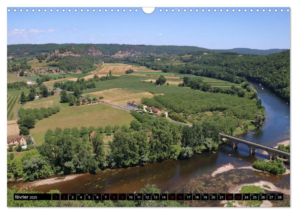 Un été dans le Périgord (CALVENDO Calendrier mensuel 2025)