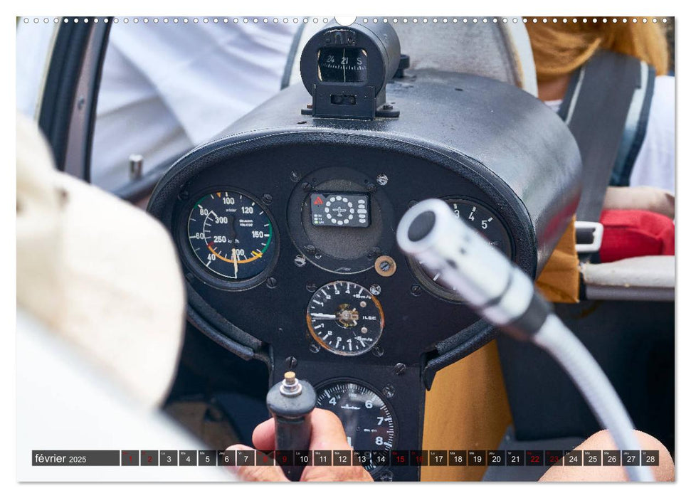 Voler en silence - la passion du vol à voile (CALVENDO Calendrier supérieur 2025)