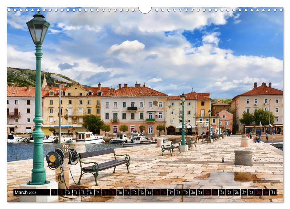 Croatian tour (CALVENDO Monthly Calendar 2025)