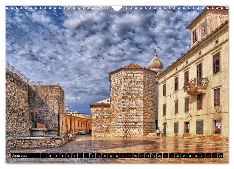 Croatian tour (CALVENDO Monthly Calendar 2025)